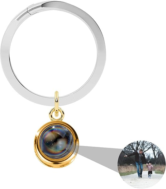 Custom picture keychain with photo inside