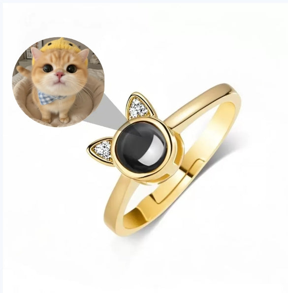 Personalized Pet Photo Ring