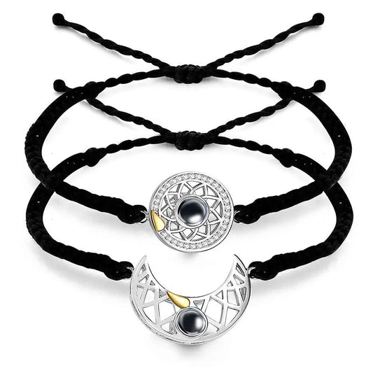 Personalized Photo  Bracelets for Couple