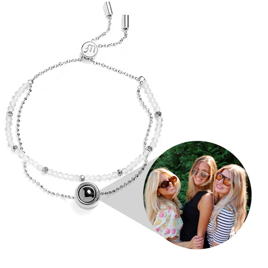 Personalized Crystal Photo Bracelet