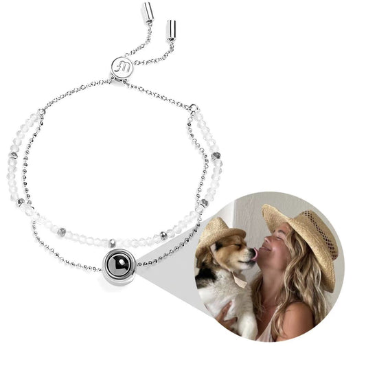 Personalized Crystal Photo Bracelet