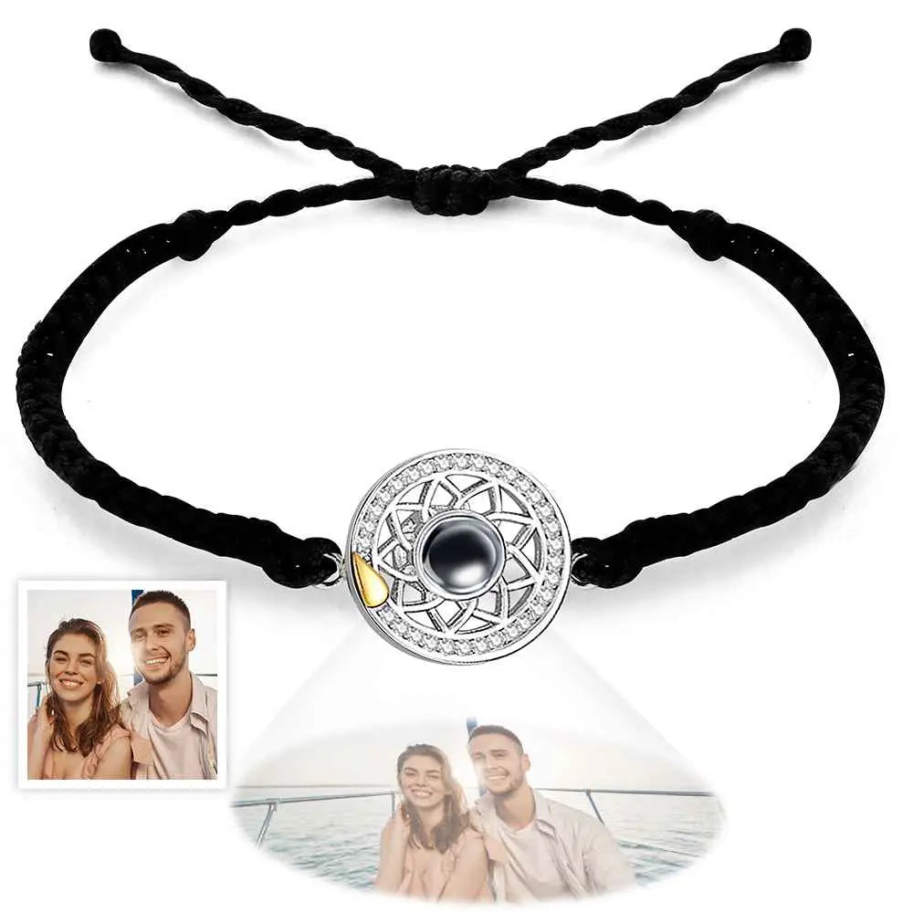Personalized Photo  Bracelets for Couple