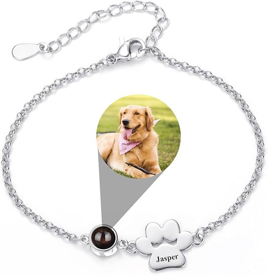 Engravable Bracelet-Custom photo and name