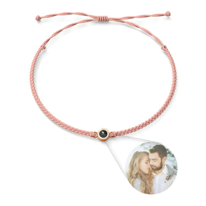 Personalized Circle Photo Bracelet