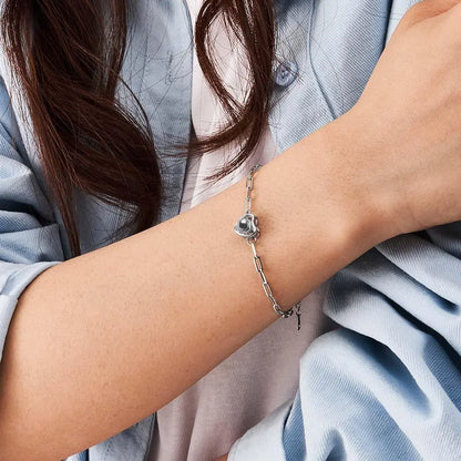 Personalized Photo Paperclip Chain Bracelet