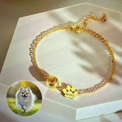 Engravable Bracelet-Custom photo and name