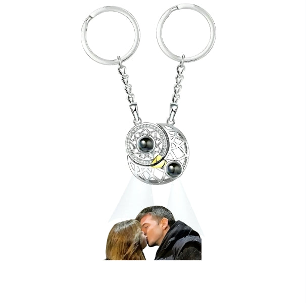 Personalized Photo Keychains for Couple