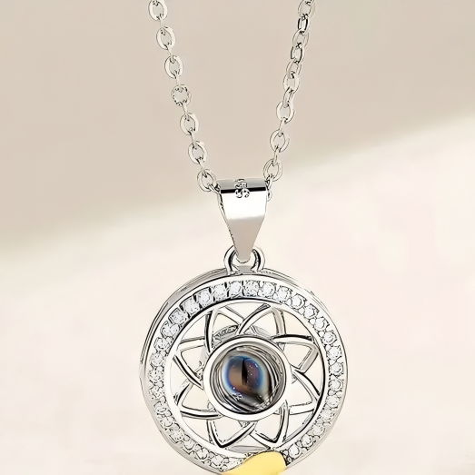 Personalized Photo Pendant Necklaces for Couple