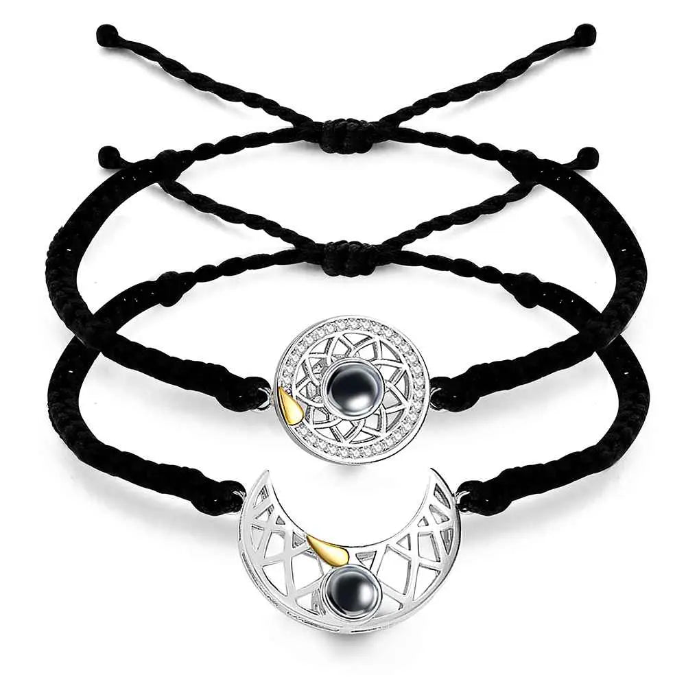 Personalized Photo  Bracelets for Couple