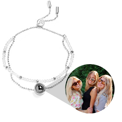Personalized Crystal Photo Bracelet