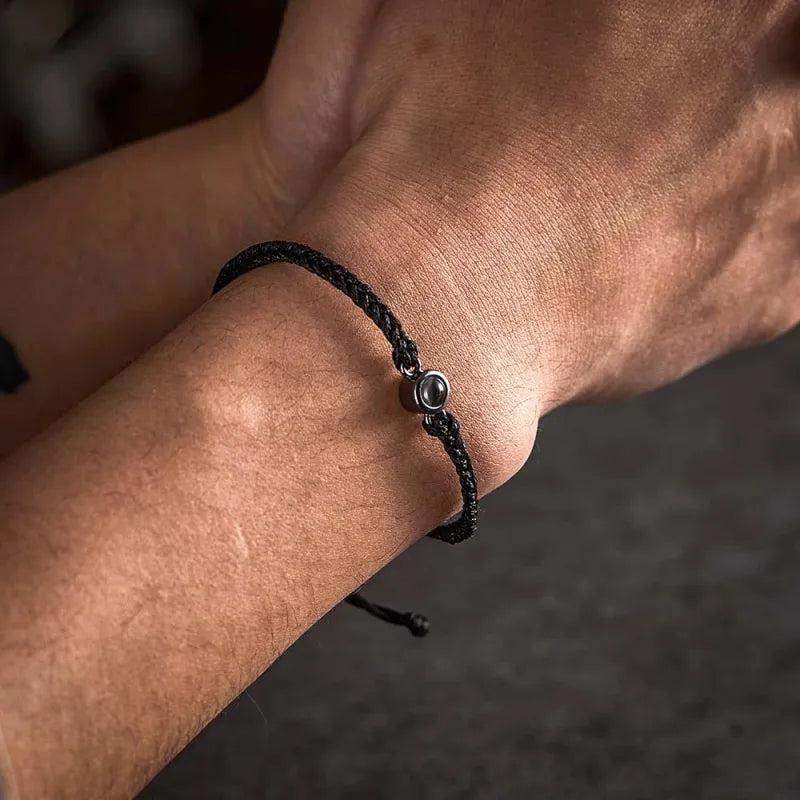 Personalized Circle Photo Bracelet