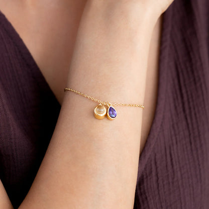 Personalized Birthstone Bracelet