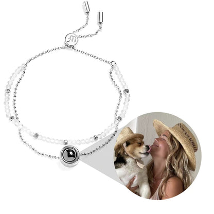 Personalized Crystal Photo Bracelet