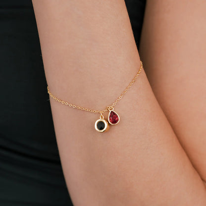 Personalized Birthstone Bracelet