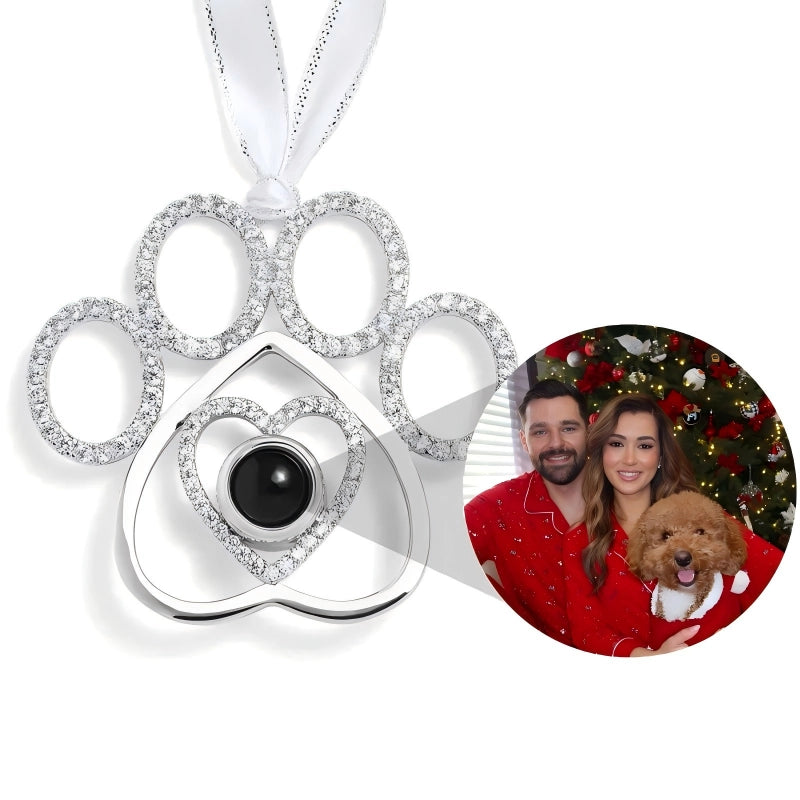 Personalized Pet Photo Ornament - Hang on Christmas Tree, Car Rearview Mirror, Home Decor & More