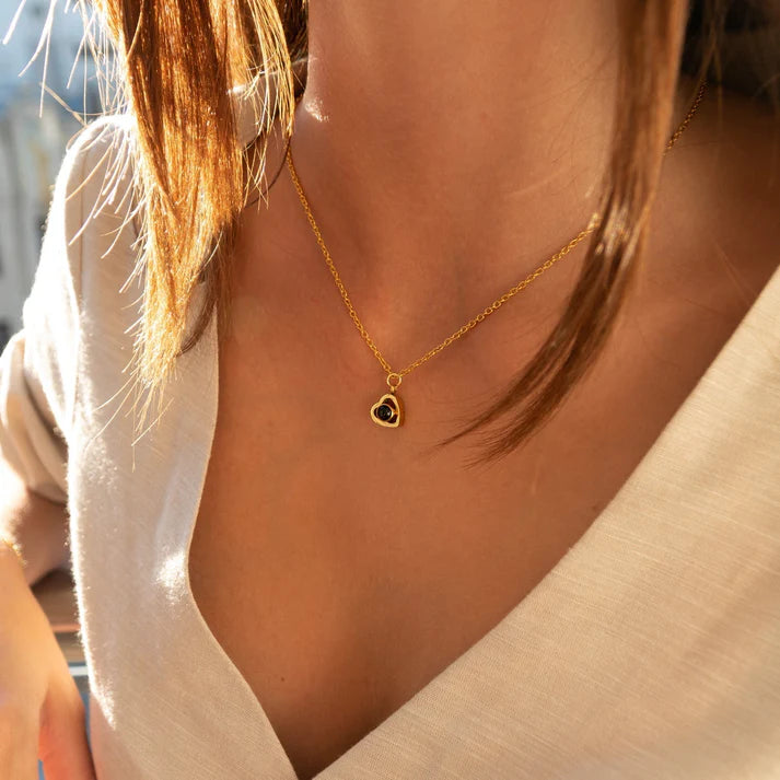 Personalized Heart Photo Pendant Necklace