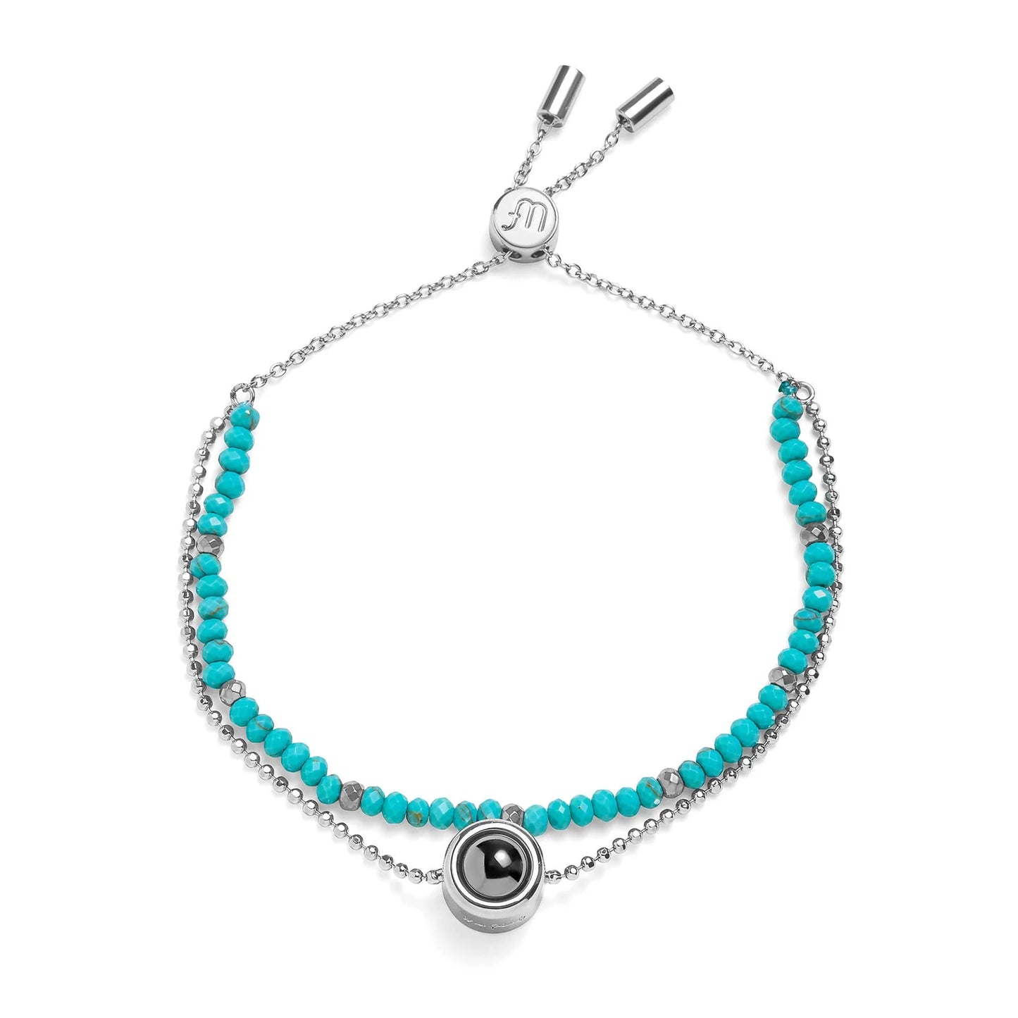 Personalized Crystal Photo Bracelet