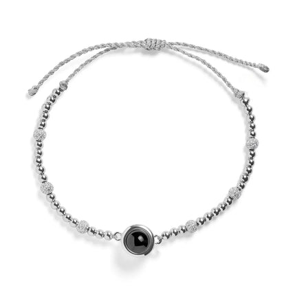Personalized Round Bead Bracelet