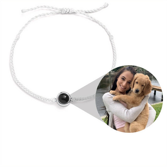 Personalized Circle Photo Bracelet