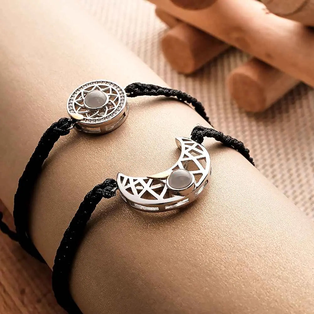 Personalized Photo  Bracelets for Couple