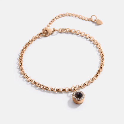 Personalized Halo Photo Bracelet