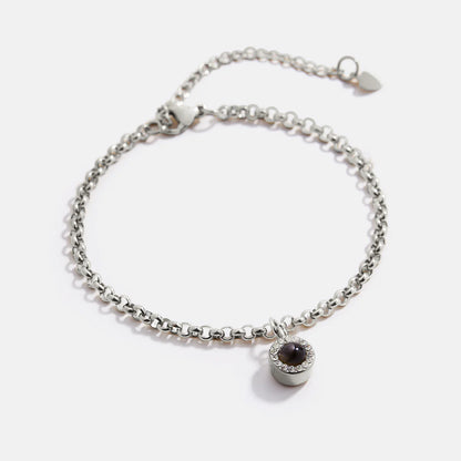 Personalized Halo Photo Bracelet