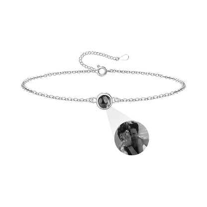 Personalized Cable Chain Photo Bracelet