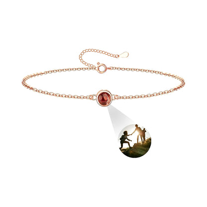 Personalized Cable Chain Photo Bracelet