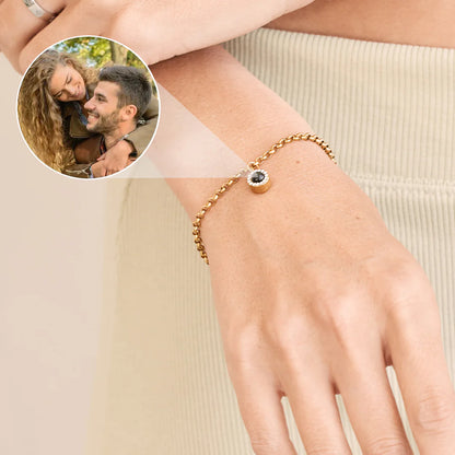Personalized Halo Photo Bracelet